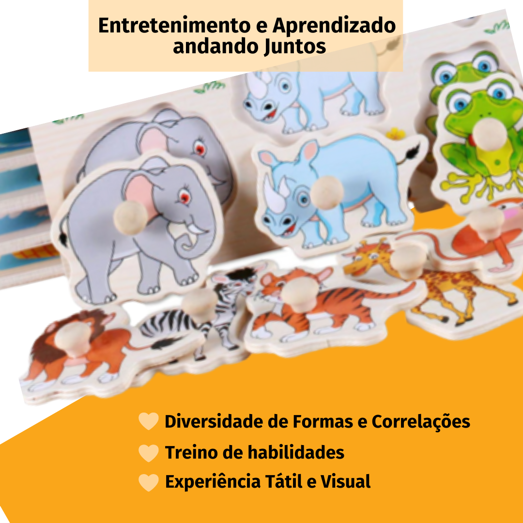 Educational Toy: 3D Puzzle and Learn