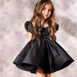Short Party Dress in Various Colors, Sizes 1 to 12 Years