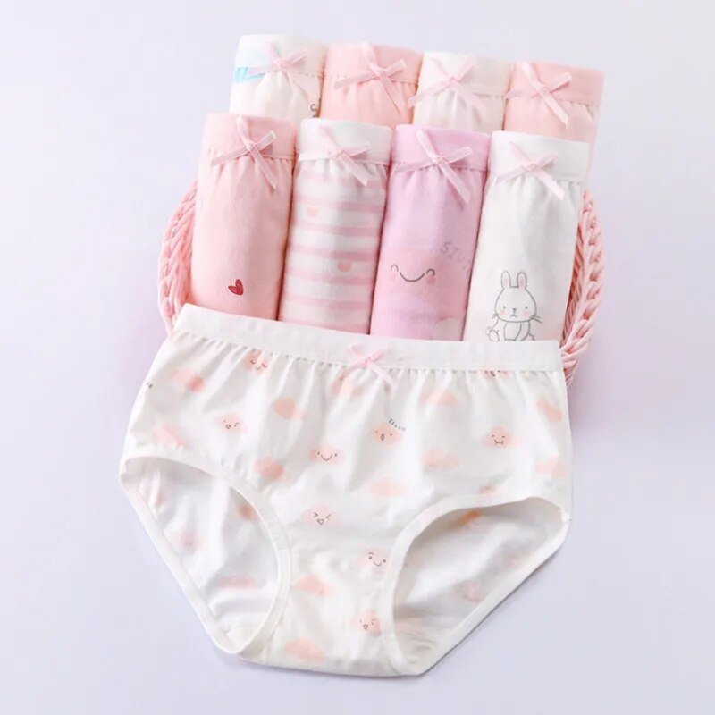 4-Pack Kids Panties 100% Cotton