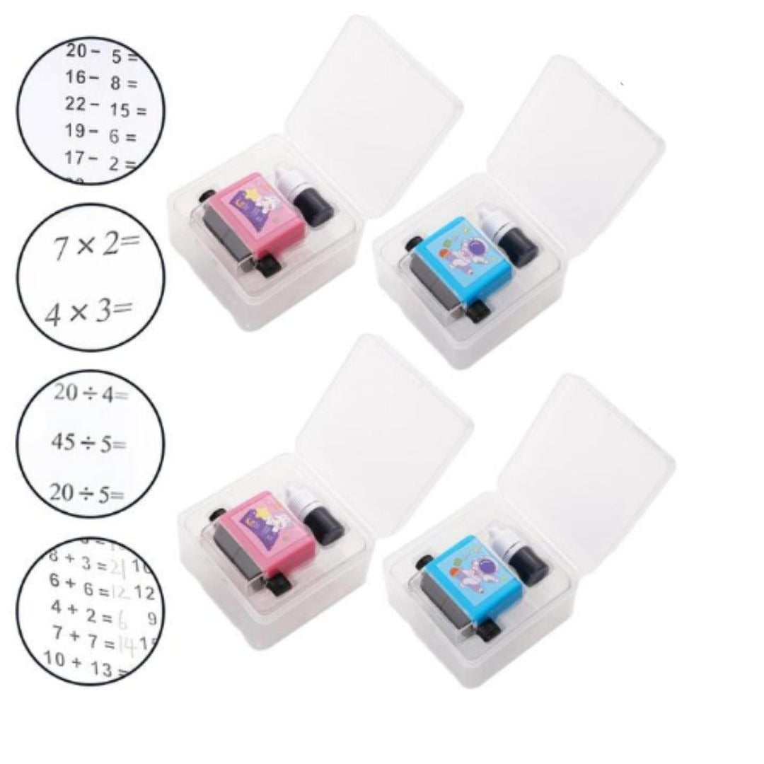 Educational Stamp Kit for Mathematical Operations