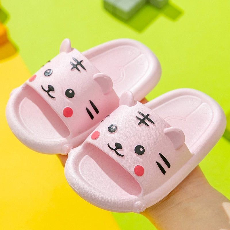 Cloud Kitten Kids Flip-Flops