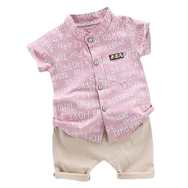 Conjunto Boy Casual - Tamanhos 3 meses a 4 anos