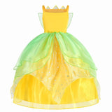 Princess Tiana Costume Dress – Super Deluxe for Kids – The Princess and the Frog