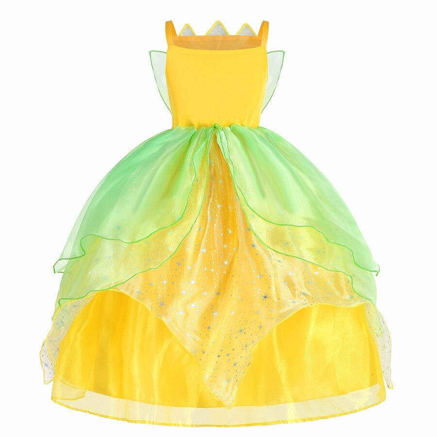 Princess Tiana Costume Dress – Super Deluxe for Kids – The Princess and the Frog