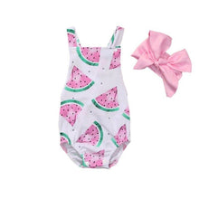 Carregar imagem no visualizador da galeria, Body Melancia com Laço - Tamanhos de 0 a 2 anos
