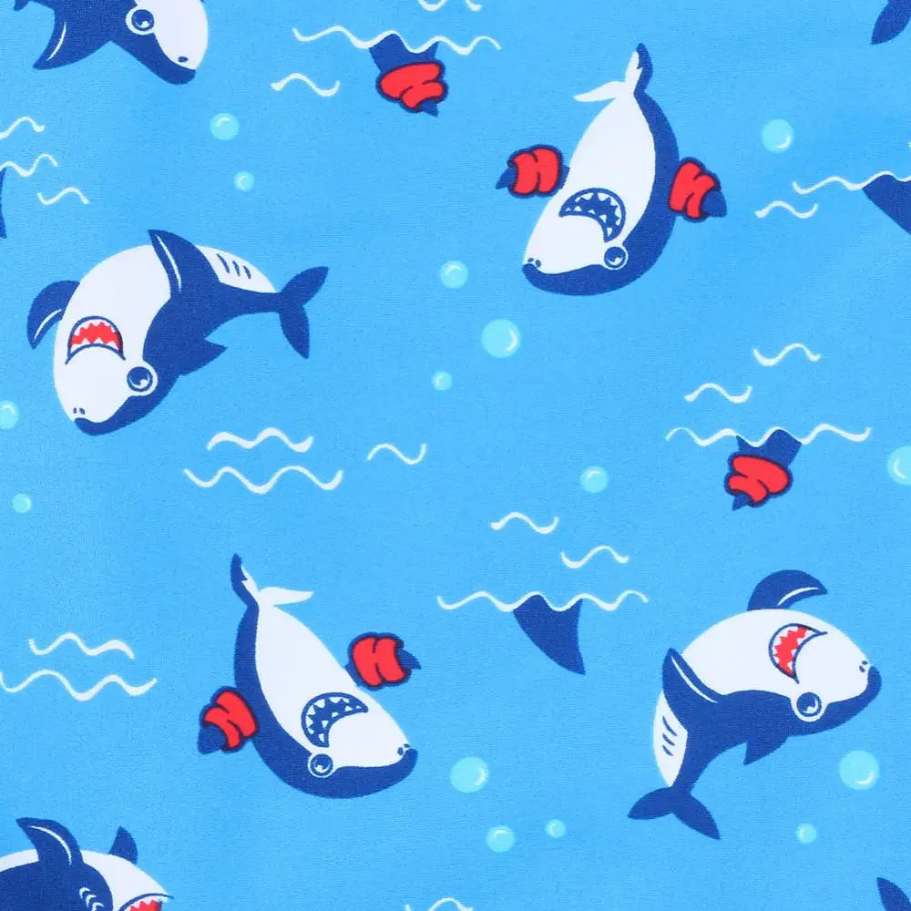 Swimsuit for Boys from Newborn to 6 Years Old with Shark Design and UV50+ Protection