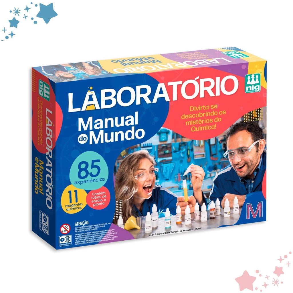 Jogo Laboratório Infantil - Experiências Químicas