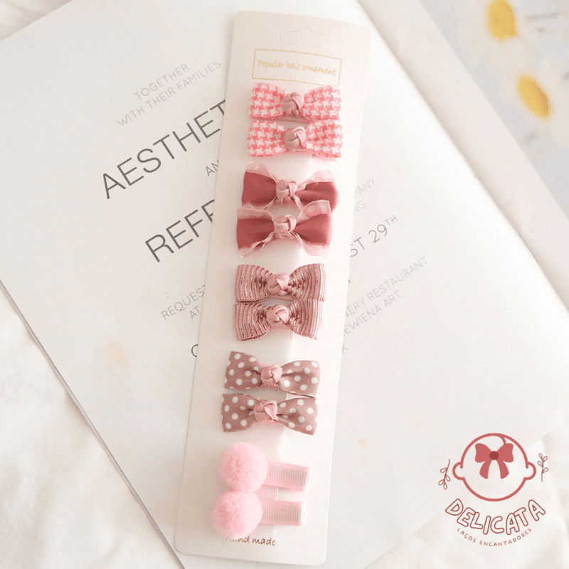 Charming Baby Bows – Set of 10 Bows