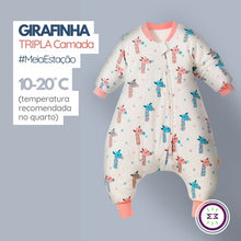 Carregar imagem no visualizador da galeria, Tam: 6m-4 anos | Saco de Dormir | Manga Removível | 3 Espessuras para as 4 Estações

