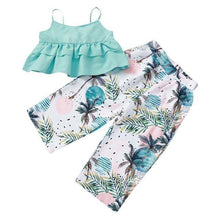 Carregar imagem no visualizador da galeria, Conjunto Cropped e Calça Pantacourt - Tamanhos de 1 a 5 anos
