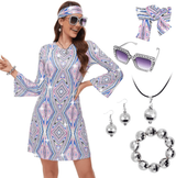 Women's Flashback Disco Costume Set
