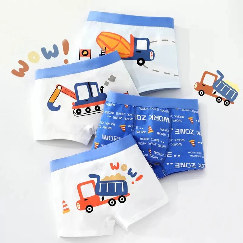 Set of 4 Kids Underwear -