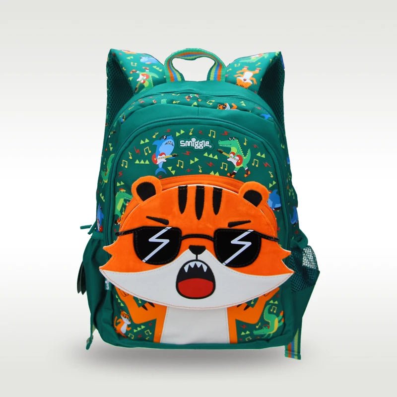 Mochila Escolar Infantil 🐯 Tigrinho Surfista #Australiana 🪃