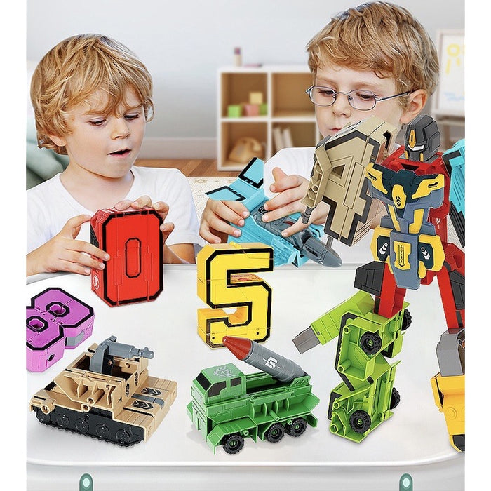 Super Transformers – Numbers, vehicles and the Super Robot