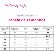 Carregar imagem no visualizador da galeria, Vestido Fantasia Rapunzel Princesa - Infantil
