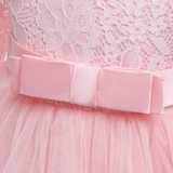 Kids Lace Dress with Long Sleeves