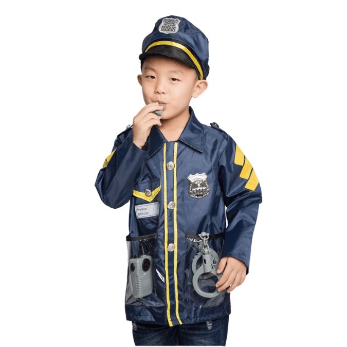 Kids Police Costume + Accessories / Unisex