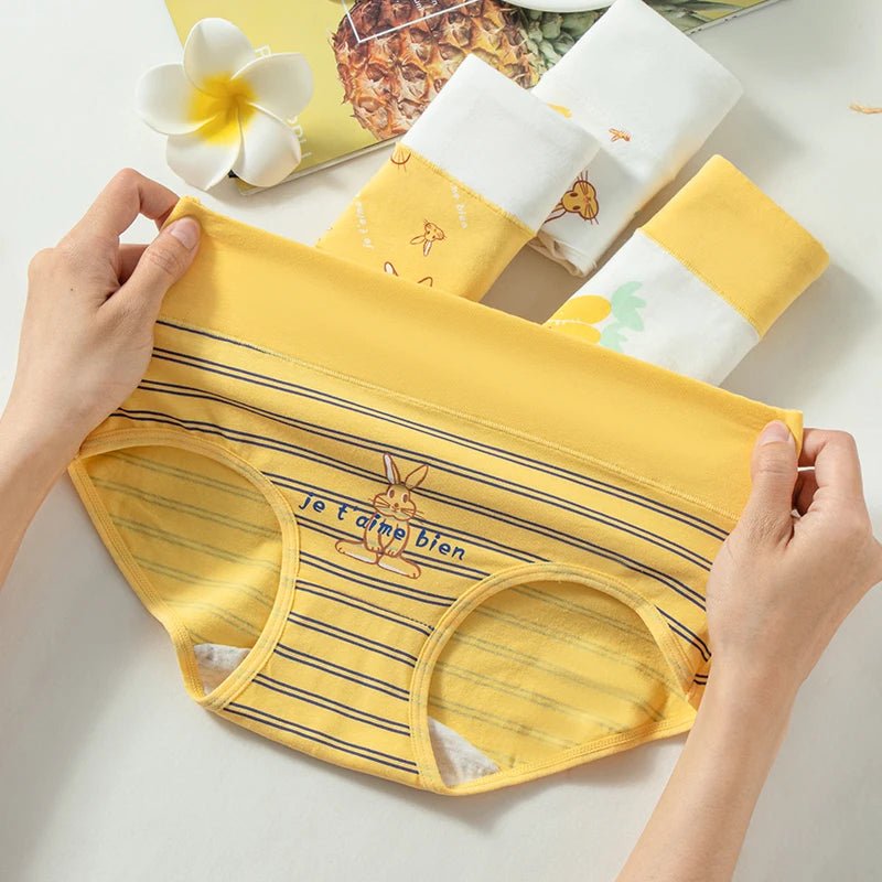 Pack of 4 Teen Panties with Antibacterial Fabric