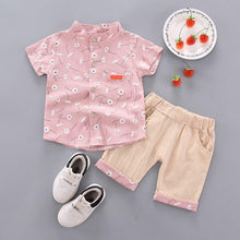 Carregar imagem no visualizador da galeria, Conjunto Boy Flower - Tamanhos 6 meses a 4 anos
