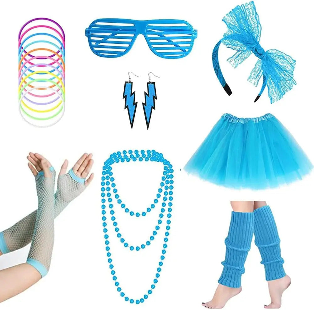 Women's 80s Vintage Accessories Kit – New Wave Style