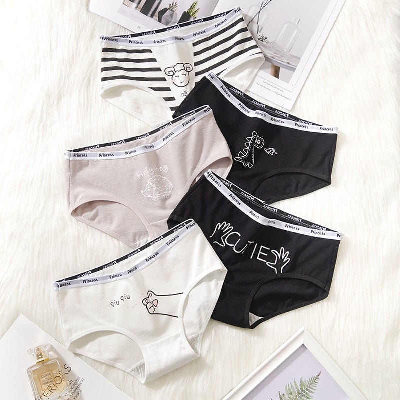 Set of 5 Cartoon Panties
