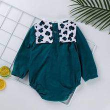 Upload image to gallery viewer, Leopard Print Casual Bodysuit with Pom Pom - Sizes 0 to 2 years 
