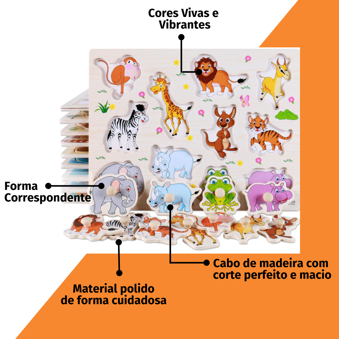 Educational Toy: 3D Puzzle and Learn