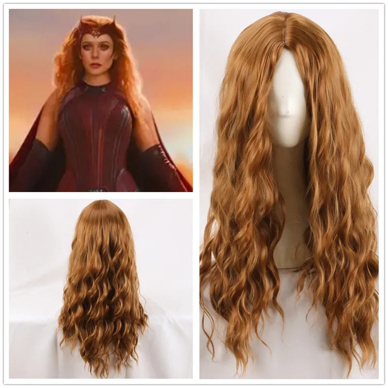 Scarlet Curly Witch Wig