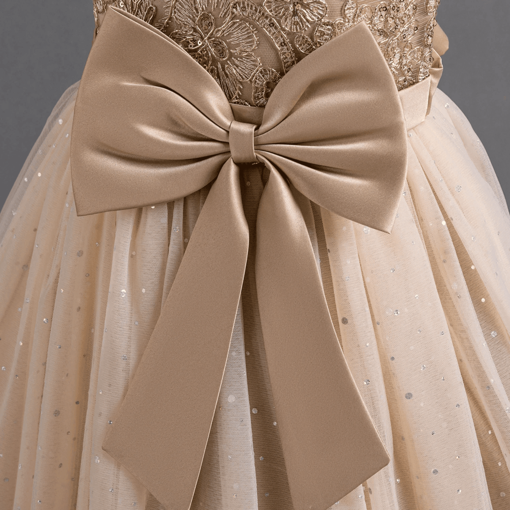 Elegant Lace Dress for Kids, Perfect for Parties and Events