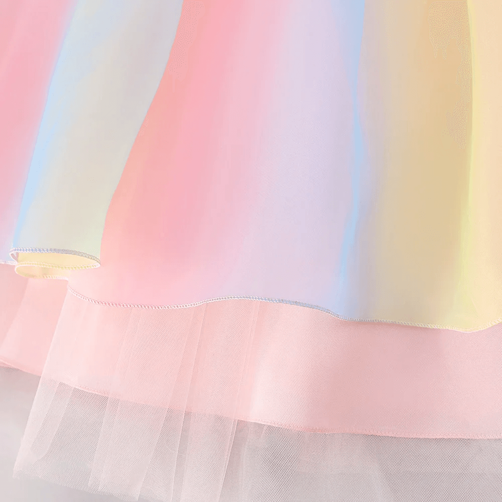Colorful Kids Dress for Birthdays and Parties