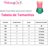 Beachwear Mermaid Ariel Swimsuit for Kids