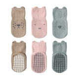 3 Pairs of Non-Slip Cartoon Socks