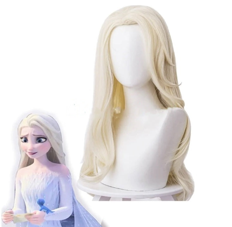 Elsa Frozen 2 Long Straight Wig