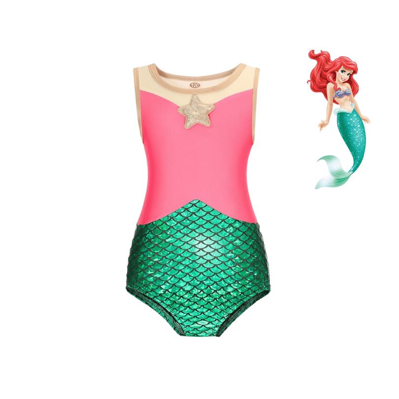 Beachwear Mermaid Ariel Swimsuit for Kids