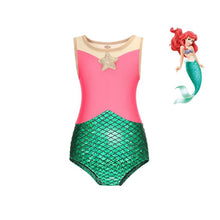 Upload image to gallery viewer, Beachwear Mermaid Ariel Swimsuit for Children 
