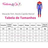 Women's Captain Marvel Jumpsuit – Adult Cosplay