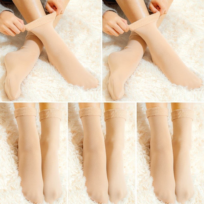 Kit with 6 Pairs of Women's Thermal Socks