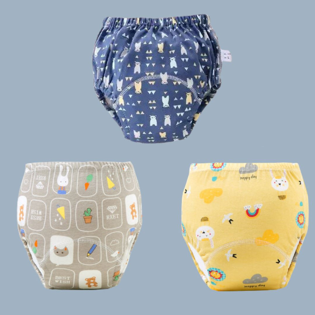 Kit 3 Fraldas para Desfralde Confort Cute Baby Premium