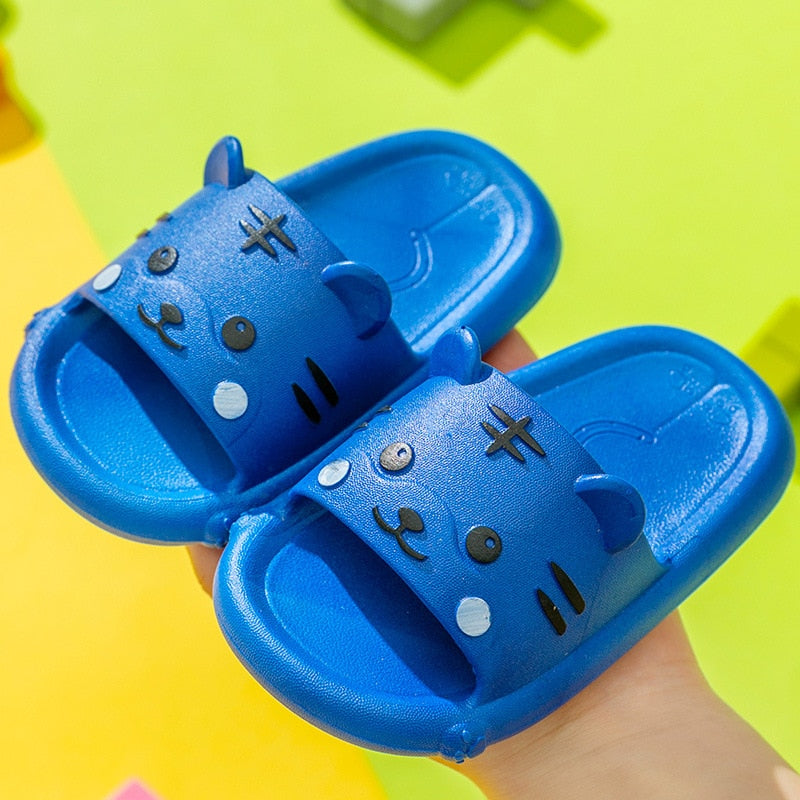 Cloud Kitten Kids Flip-Flops