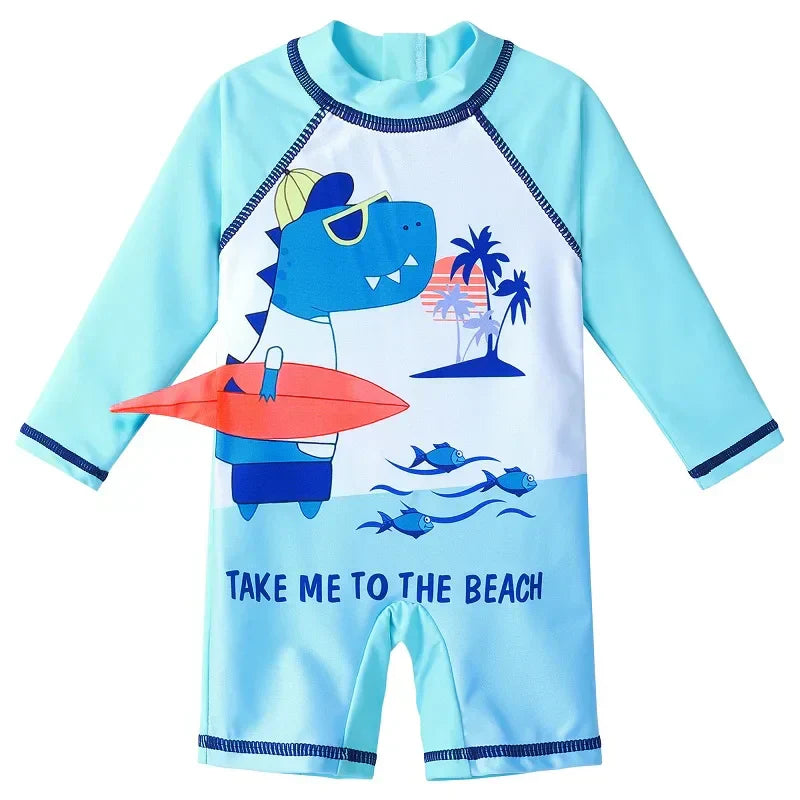 Boys' Surf Swimsuit for Newborns to 6 Years Old with UV50+ Protection