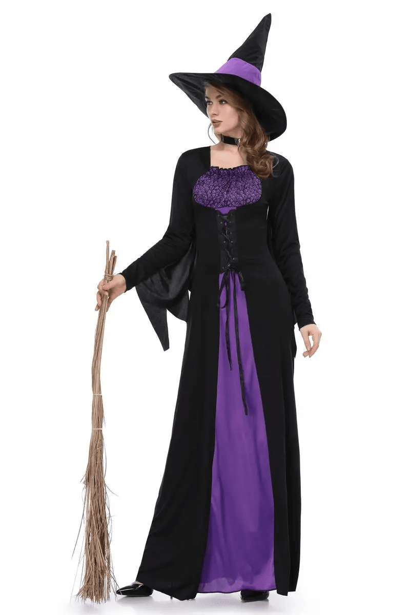 Adult Purple Witch Halloween Costume