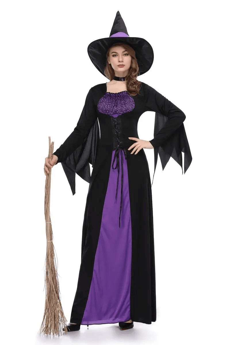 Adult Purple Witch Halloween Costume