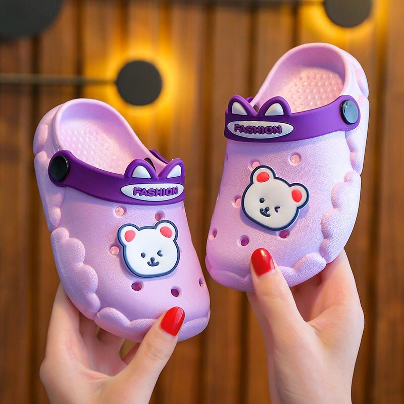 Cute Teddy Bear Kids Sandal