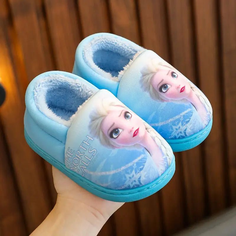 Kids slippers Princess Elsa and Princess Sofia