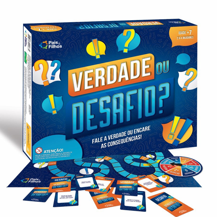 Jogo Verdade ou Desafio - Pais E Filhos