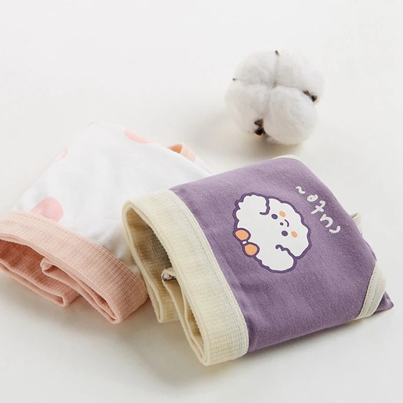 Set of 4 Kids Panties 100% Cotton -