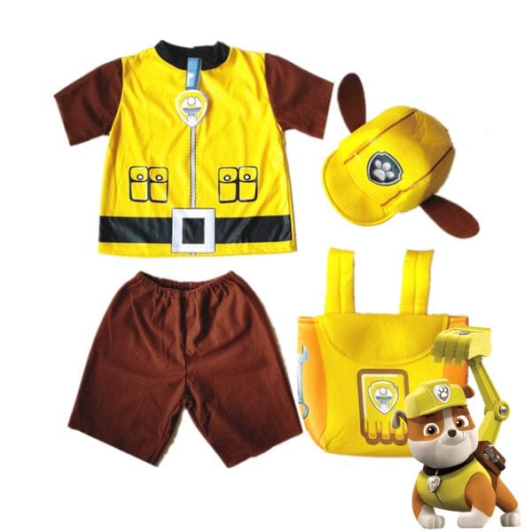 Paw Patrol Costume: Rubble and Backpack