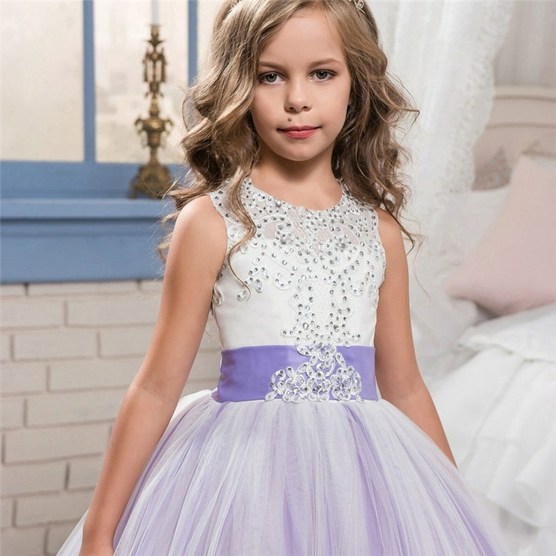 Princess Dress for Girls/Teens with Long Train