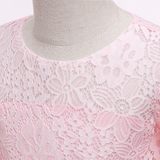 Kids Lace Dress with Long Sleeves