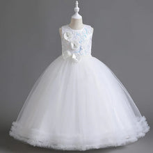 Carregar imagem no visualizador da galeria, Vestido Pérola Lantejoulas Sem Mangas Infantil
